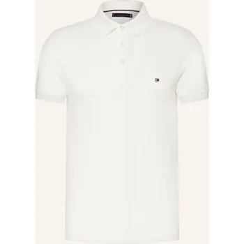 Pánská košile Tommy Hilfiger Pánská Polokošile Z Piké Slim Fit, bílá, XL