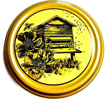 Bioflower - Víčko se závitem TO82 (ZLATÝ ÚL) na med