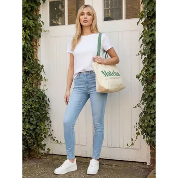 Dámské oblečení Sinsay - Bavlněné tričko Basic - bílá - 231HB-00X - 231HB-00X-S