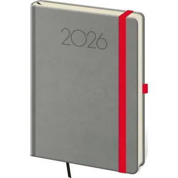 Diář Týdenní diář 2026 New Praga - A5, tmavě šedý