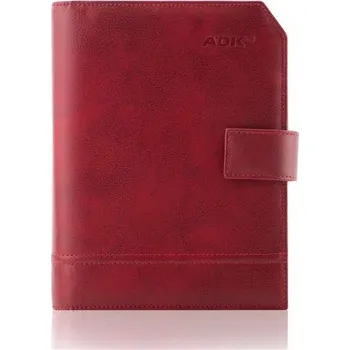 Diář Diář ADK Classic, kožený, A5, červený