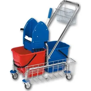 Úklidový vozík Úklidový vozík - 2 kýble, ždímač mopu