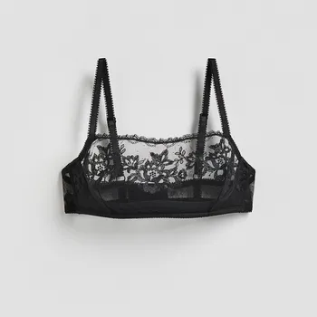 Podprsenka Reserved - Měkká podprsenka s výšivkou - černý - 712HQ-99X - 712HQ-99X-L