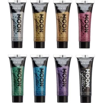 Speciální výtvarná barva MOON Glitter gel na vlasy 20 mlBarva Růžová 324516
