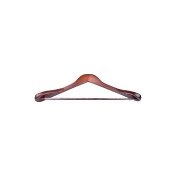 Ramínko Dřevěná ramínka/dřevěné ramínko na šaty BT EXTRA, šířka 45cm,s příčkou, tmavé, 1ks