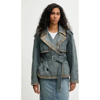 Dámský kabát Džínový kabát Miss Sixty 6S4WJ02800 modrá 50J, vel. M