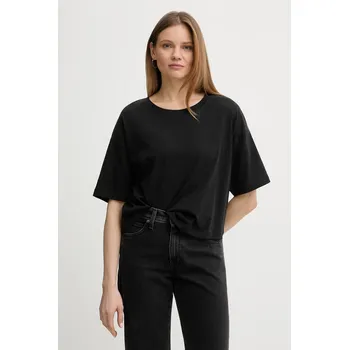 Pánské tričko Bavlněné tričko Marc O'Polo 10221564 černá 99X, vel. M