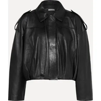 Dámský blejzr Mrs & Hugs Dámská Kožená Bunda, černá, 38