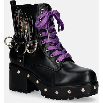 Dámské kozačky Nízké kozačky Koi Footwear x Monster High Lucia Werewolf Military ND33W černá 99X, EUR 39