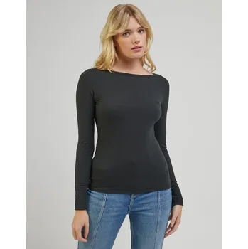 Dámské tričko Triko Lee BOAT NECK TEE CHARCOAL Velikost: XL