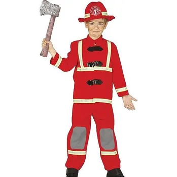 Karnevalový kostým GUIRCA Dětský kostým Hasič univerzální, 3 - 4 roky