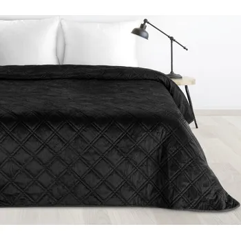 Přehoz na lůžko Přehoz na postel LYRA černá 220x240 cm Mybesthome