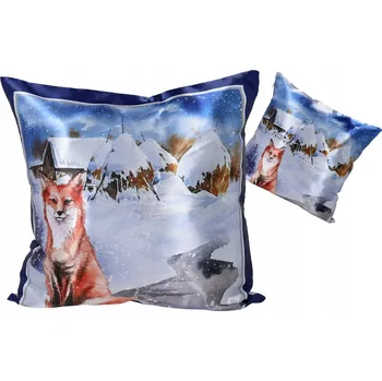 Polštář CARMANI POLŠTÁŘ 49.5 X 49.5 CM ZIP VÁNOČNÍ MOTIV