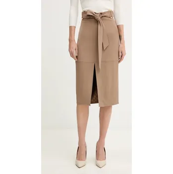 Dámská sukně Sukně Elisabetta Franchi GO17361E2 hnědá 84X, vel. 40