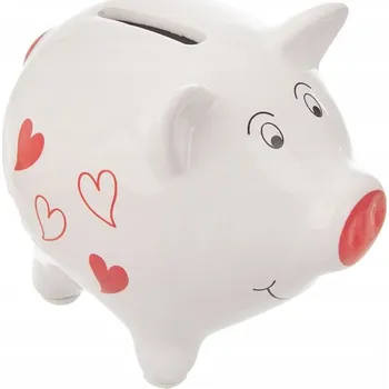 Pokladnička Keramické rozbitné prasátko pokladnička 10 cm