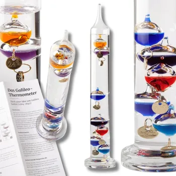 Domácí teploměr Galileův teploměr (30 cm) - 7 kuliček