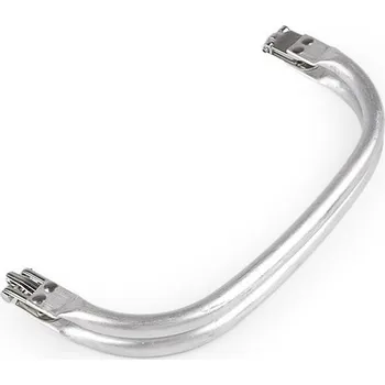 Rám hliníkový / ucho na výrobu tašky, barva 2 nikl