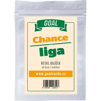 Sběratelská karetní hra 2022-23 Goal Cards Chance Liga Série 2 Retail Balíček