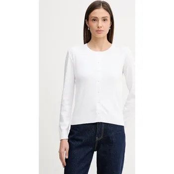 Dámský svetr Bavlněný kardigan United Colors of Benetton 1C19D502P bílá 00X, vel. XS