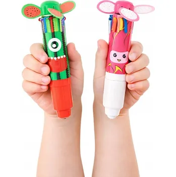 Větrník s propiskou Větráček + Propiska Pero Zábavná vychytávka Fixy