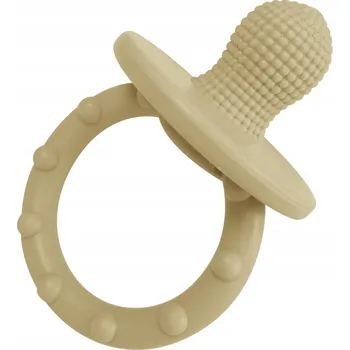 dudlíky Silikonové Dudlík s Držátkem Žluté MinikOiOi pro miminka 3 m+ 1 ks