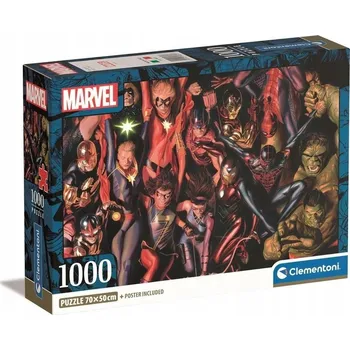 Puzzle Puzzle 1000 dílků Marvel Avengers - Kompaktní balení