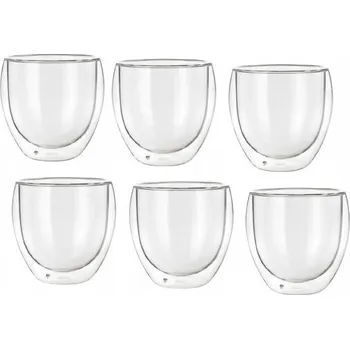 Sklenice Sklenice na kávu a čaj Domosfera 250 ml 6 ks