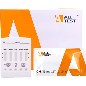 Diagnostický test Multidrogový test na 4 drogy z vlasů (MET,COC,COT,THC) - 10ks