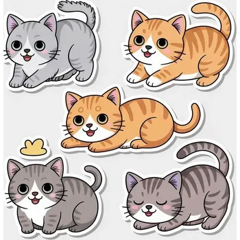 Obraz Nažehlovačka Termo Aplikace Nálepka na Oblečení KOČKA KOČKY KOŤATA