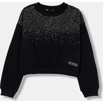 Chlapecká mikina Dětská bavlněná mikina Guess J6RQ13.KA6R4.PPY2 černá 99X, vel. 122-125