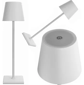 Lampička Noční lampa stolní, dotyková, 3-stupňová, vysoká, bezdrátová, USB