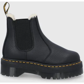 Dámská zimní obuv Kožené kotníkové boty Dr. Martens 2976 Quad Fl DM25635001 černá 99X, EUR 39