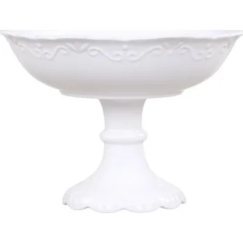 Porcelánová mísa na noze Provence lace - Ø 22*15 cm / 900ml