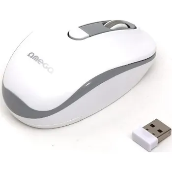 Myš Platinet OMEGA MOUSE WIRELESS 1000/1200/1600 DPI WHITE-GREY OM220WG