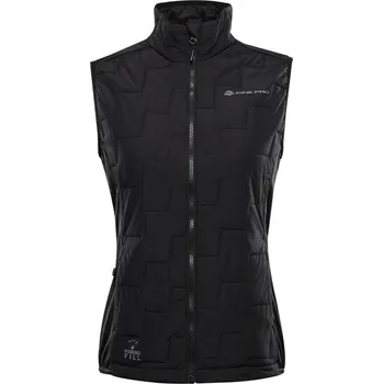 vesta dámská ALPINE PRO NERCA s merinem černá