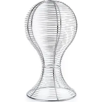 Figurína Kovový stojan / hlava na čepice / klobouky