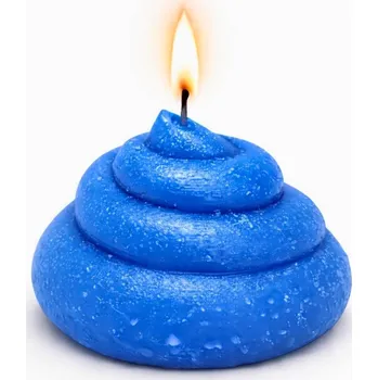 Svíčka Vonná svíčka Bobek | 40 g | Svíčkománie3D | Barva: Modrá