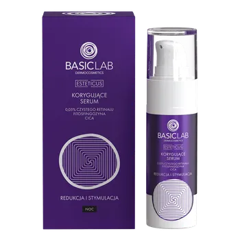 Pleťové sérum Basiclab Esteticus stimulující sérum 0,05% čistý retinal, 30 ml