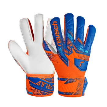 Míčový sport Reusch Attrakt Solid Finger Support oranžová/modrá UK 4,5