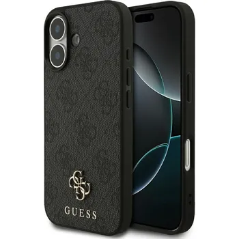 Guess - 4G malé a klasické logo MagSafe (GUHMP17SP4SM4MK) - iPhone 17 - černé