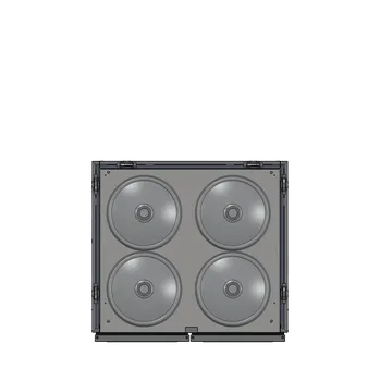 Lednice Serrco by TEFCOLD SKB-4 – Skládací box na KEG sudy, 12x 20 l, 8x 30 l, 4x 50 l, černý