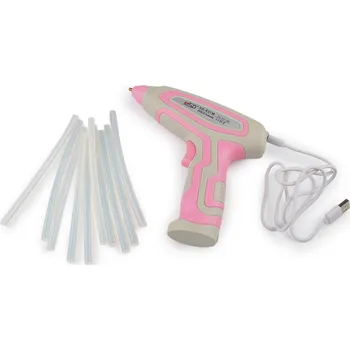 Tavná pistole Bezdrátová tavná pistole na lepidlo Ø7 mm - šedobéžová