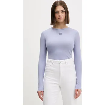 Tričko s dlouhým rukávem Tommy Jeans DW0DW20178 modrá 05D, vel. L