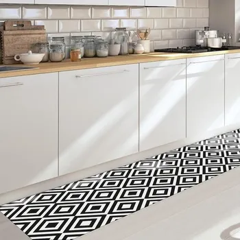 Koberec Koberec do kuchyně Black & White CREARREDA