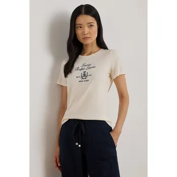 Pánské tričko Tričko Lauren Ralph Lauren 200P03725 béžová 01X, vel. XL