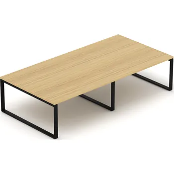 Jednací stůl Konferenční stůl EPIC (více os.), 320cm, ocelová podnož O, (více modulový) (Konferenční stůl pro více osob, 320cm, ocelová podnož O)