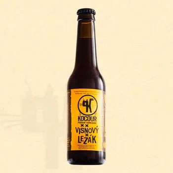 Pivo Kocour 12° Višňový ležák Balení: Sklo - 0,33 l