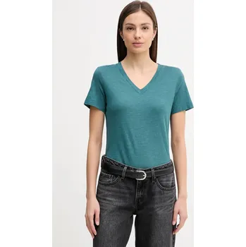 Pánské tričko Tričko Sisley 3TNHL108E tyrkysová 67X, vel. L