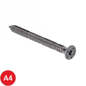 KOVIAN, s.r.o. Nerezový vrut samořezný AISI316, zápustná hlava na 6mm imbus