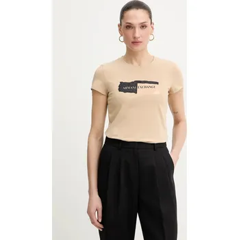 Pánské tričko Tričko Armani Exchange XW002841.AF16294 béžová 08X, vel. M